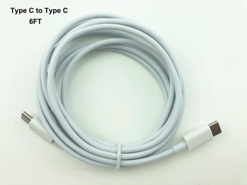 6Ft Type C toType C USB-C TO USB-C Fast Charging Cable Sync Cord Rapid Charge