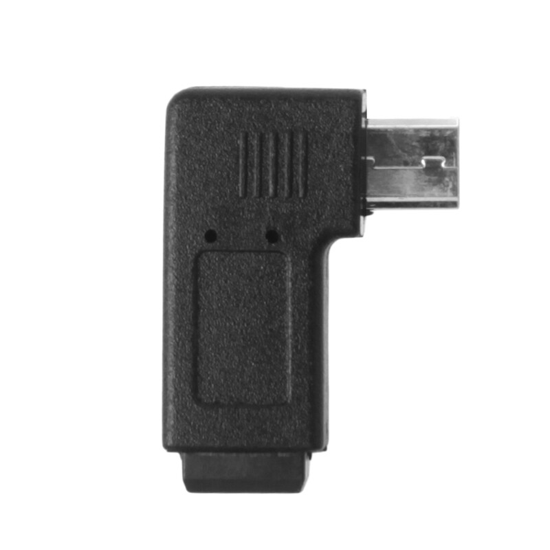 90?? Left & Right Angled USB 5Pin Female To USB Male Data Sync Adapter gallery