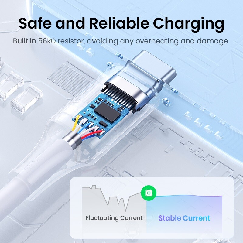 UGREEN USB C Cable Type C 3A QC Fast Charging USB Cable For Samsung Xiaomi gallery