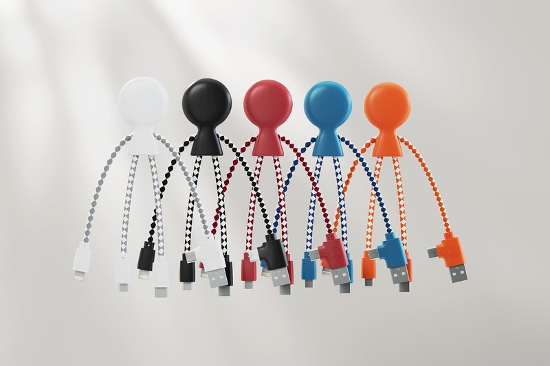 - Mr Bio 4 in 1 Multi USB Cable Octopus Design Black - Universal Recycled Pla... gallery
