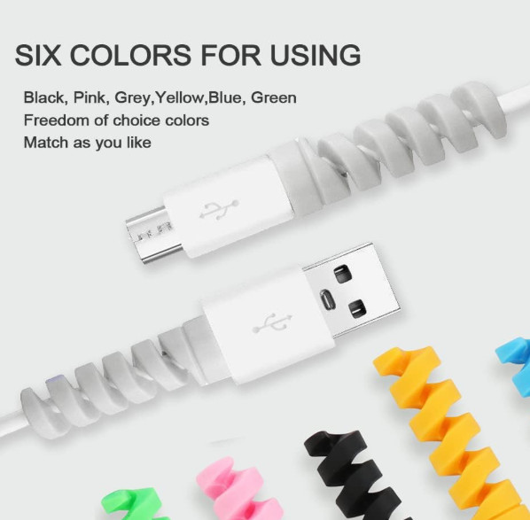 WEDAWN 30 Pack Charger Cable Saver, Silicone Flexible Cord Protector, Mouse Cabl gallery