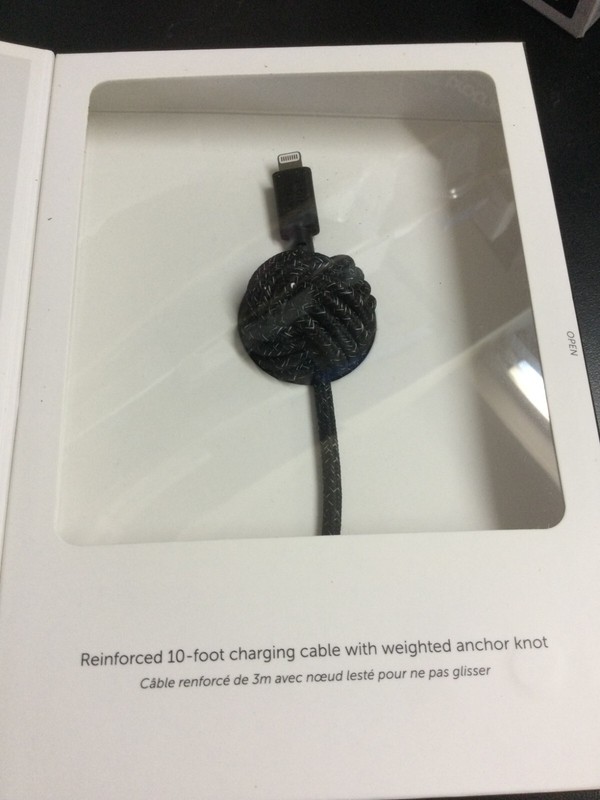 Native Union Night 10' Ft Braided weighted IPHONE to USB-A Cable iphone ipad 484 gallery