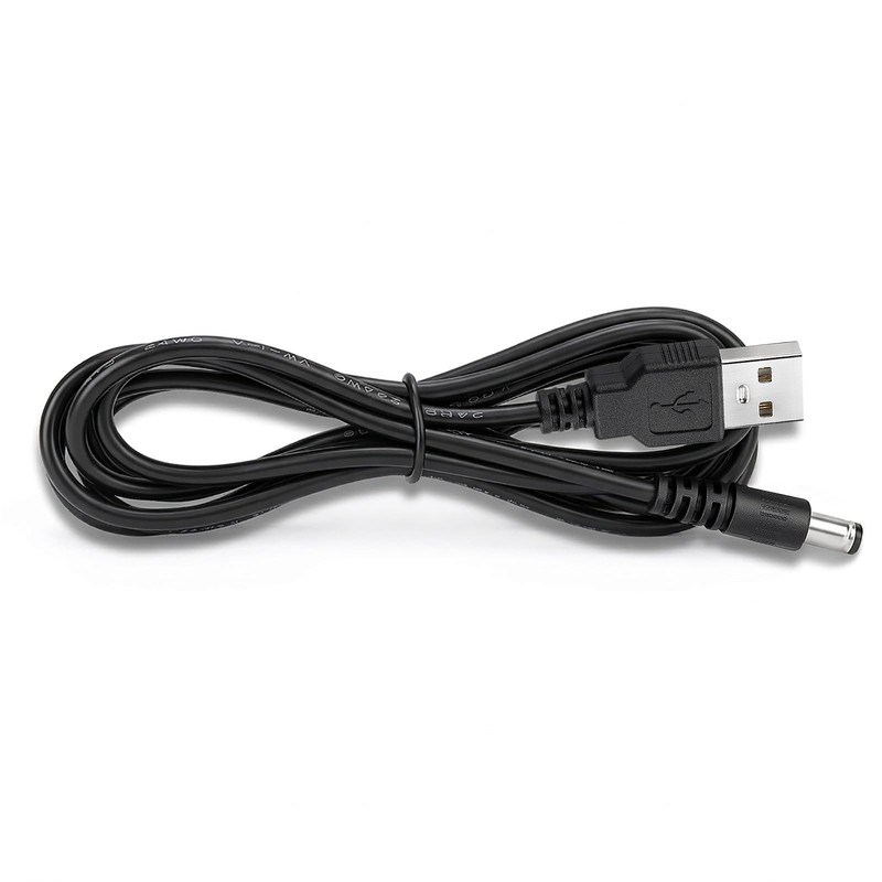 5-Pack USB to DC Power Cable, 5V DC 5.5mm x 2.1mm Round Barrel Plug Charging ... gallery