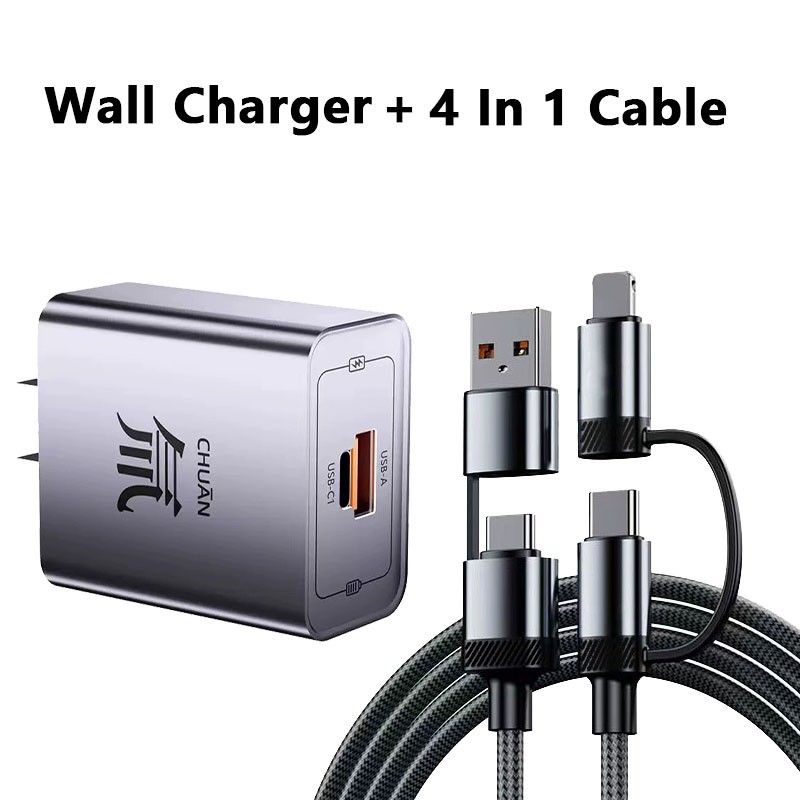 120W Supe Fast Charging USB C Wall Charger For iPhone 17 16e 15 Pro Max 14 13 12