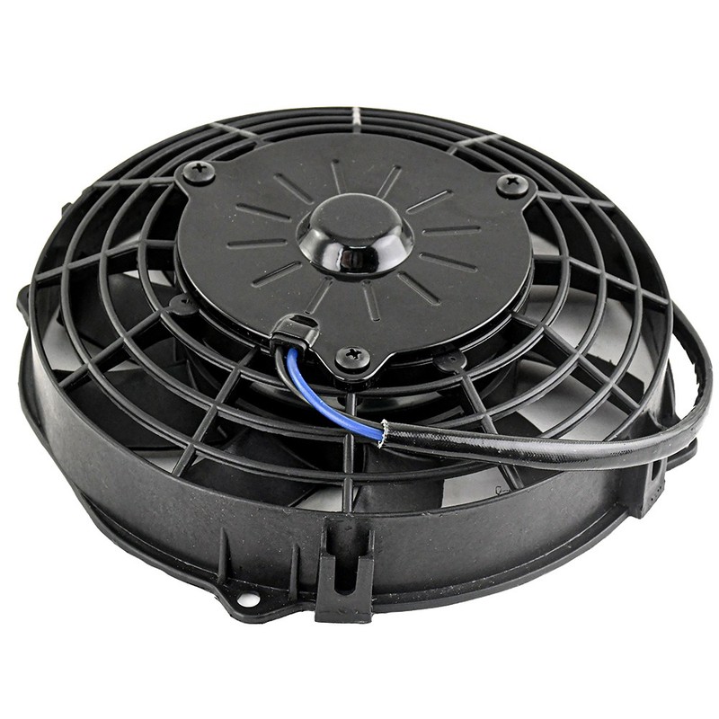 7'' 12V 80W Electric Slim Pull Radiator Cooling Fan 800CFM Mounting Kit Black gallery