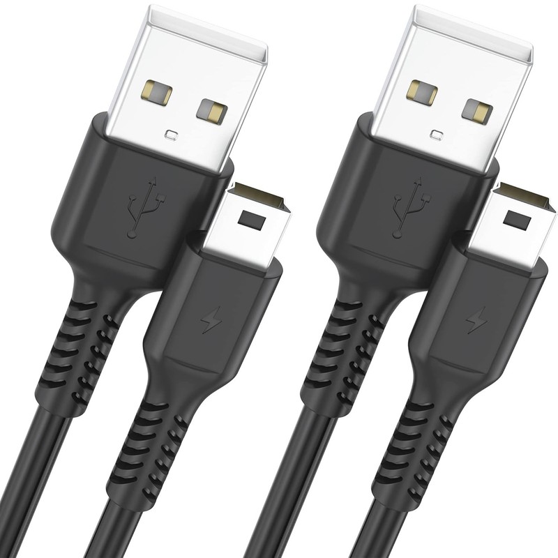 Versatile 3ft Mini USB Cable - Fast Charging & Data Sync for All Mini B Devices gallery