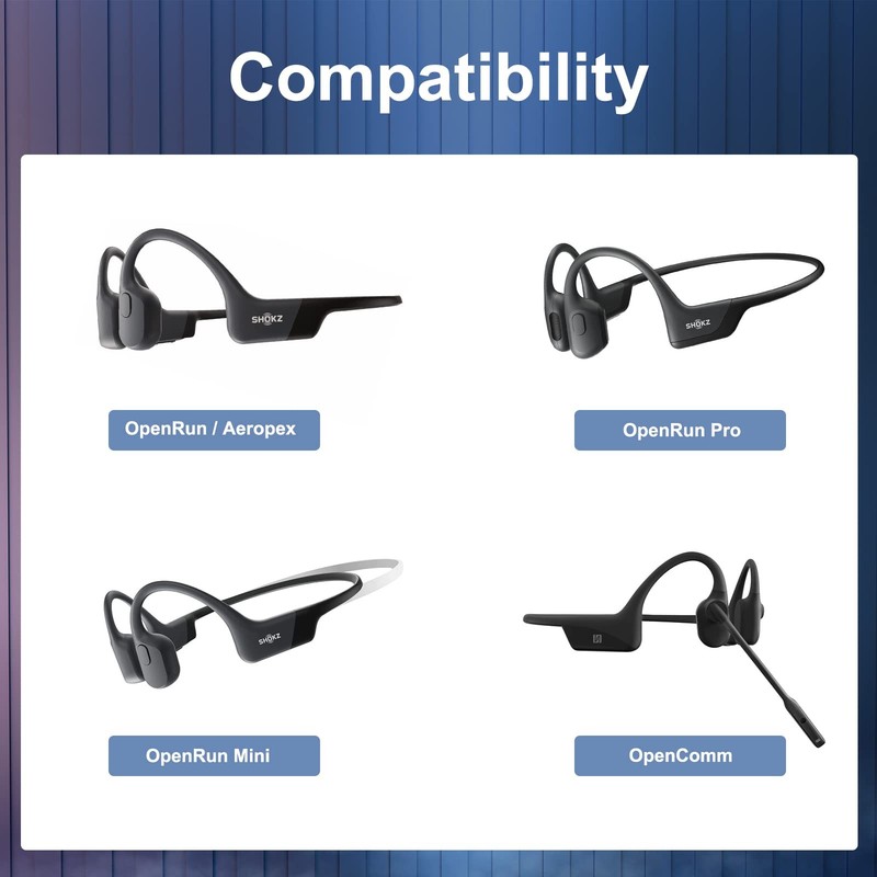 (2-Pack) Charging Cable for Shokz Aeropex/OpenRun, OpenRun , OpenRun Mini & O... gallery