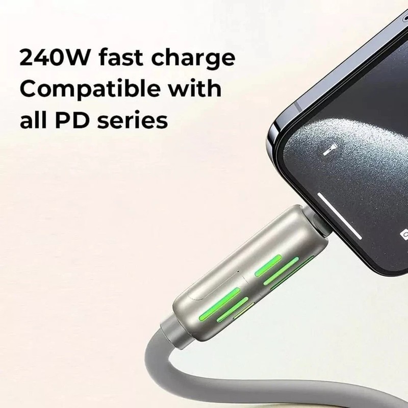 4 in 1 Multi-USB Charging Cable - MAX 240W Fast Charging/With USB A+ Type-C 6ft gallery