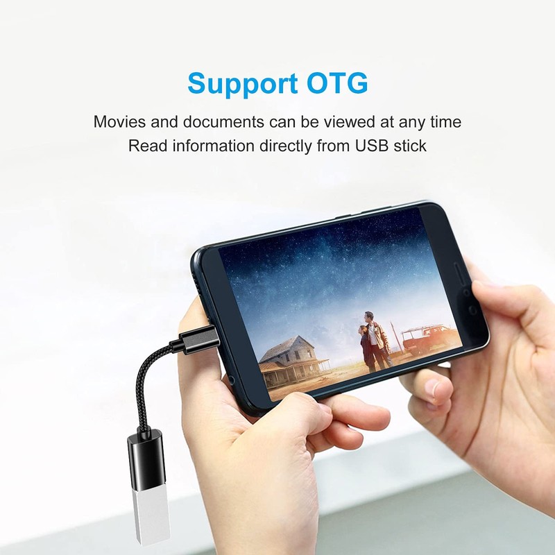 USB C to USB 3.0 Adapter 3 Pack OTG Male Female 5Gbps Fast Data Transfer For Lap gallery