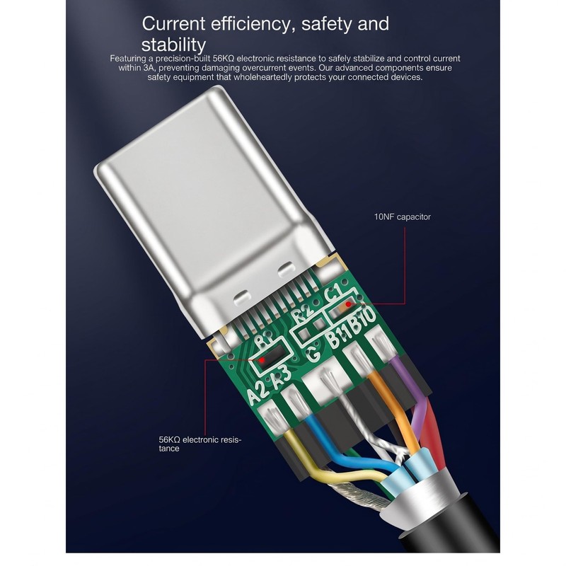 [Pack of 10] USB-C to USB-A Fast Charge Cable Charging Cord Quick Type Charge... gallery