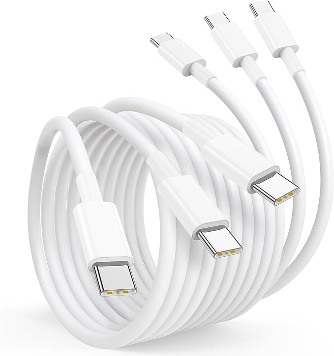 3X Apple USB-C to C Fast Charger Cable Type C Cord For iPhone 17/16/15/Pro Max