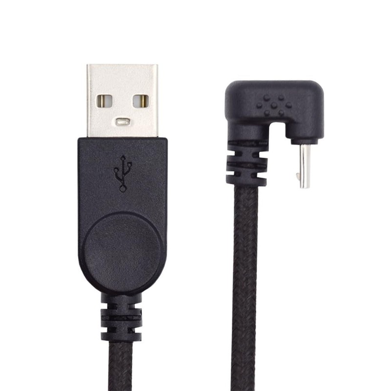 Micro USB Cable Opposite U Shape 180 Degree Back Angled USB 2.0 4.9Ft/1.5M