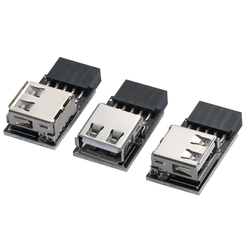 USB 2.0 9Pin/10Pin Front Panel Header USB 9pin To Type A Adapter Card
