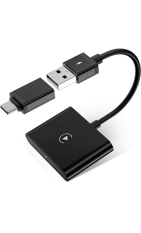 Wireless CarPlay Adapter for Apple Devices 2024 Upgrade, Converts Wired to Wi…