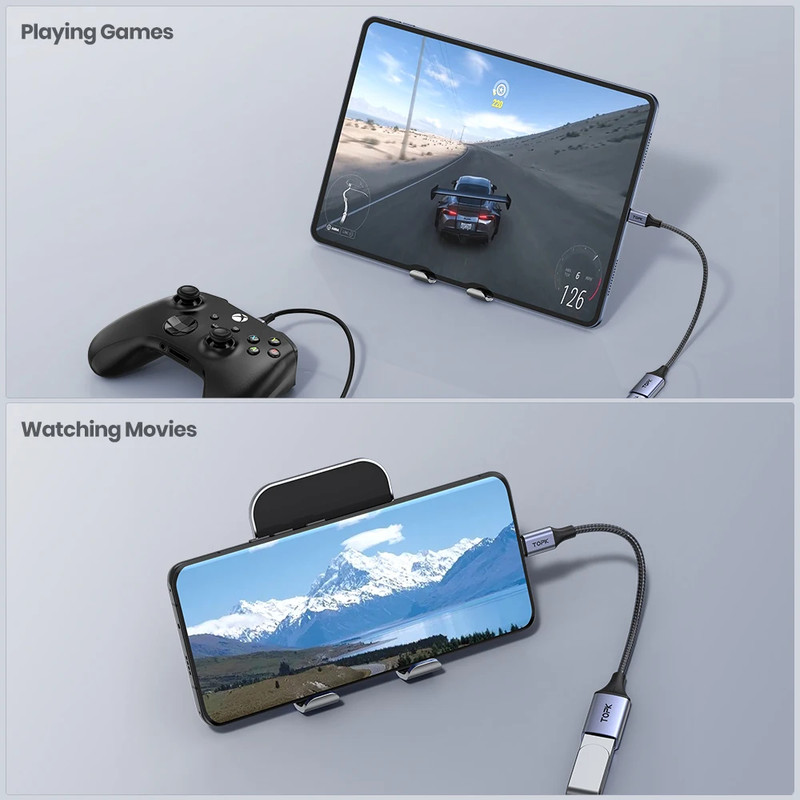 USB C to USB a Dapter OTG Cable Type C Male to USB 3.0 2.0 Female Cable for Macb gallery