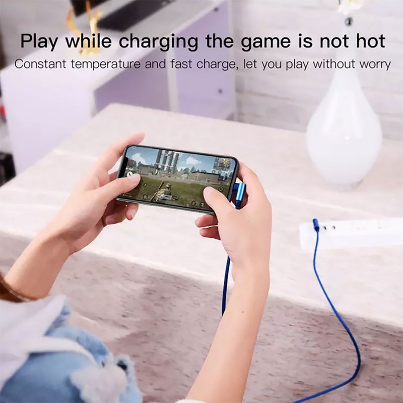 2X USB Type C Nylon Right Angle Charging Cable gallery