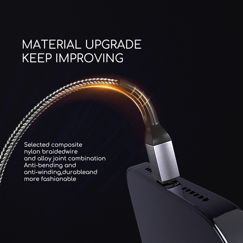 3-5 Pack 65W USB to Type-C Super Fast Braided Cables For iPhone Android 3ft 5ft gallery
