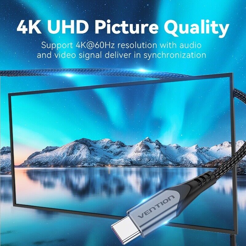 USB Type C Cable 3.1A Fast Charging Charger Nylon Braided Fr Samsung S22 S21 S20 gallery