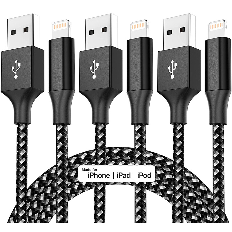 Fast Charger USB Cable Braided Cord For iPhone 6 7 8 11 12 13 14 Pro Max