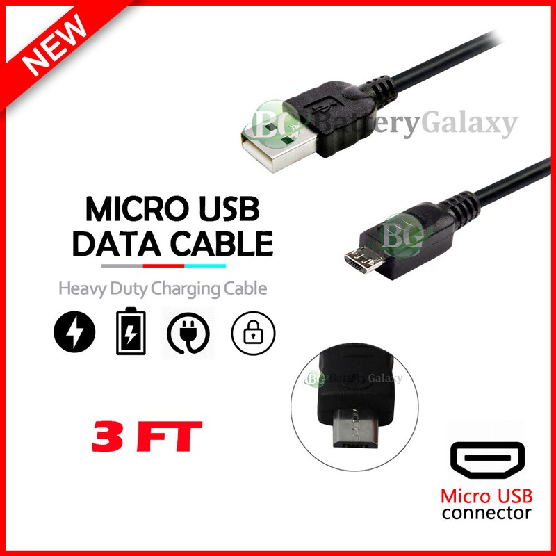 1 2 3 4 5 10 Lot USB Micro Charger Cable Cord for Android Cell Phone 100+SOLD