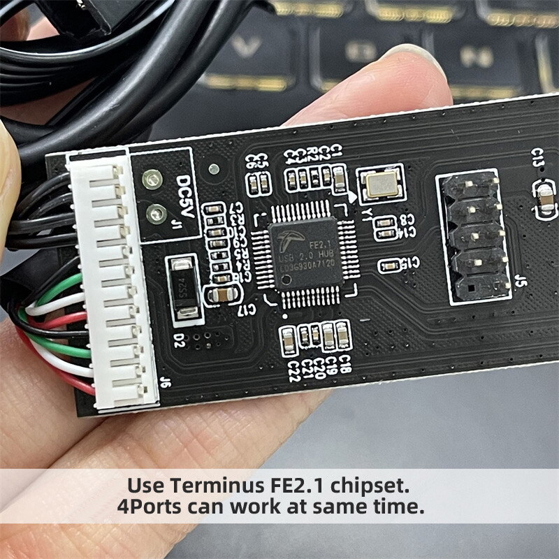 USB 2.0 9pin 10pin Header 1 to 4 Female Splitter Extension Cable HUB with IDE 5V gallery
