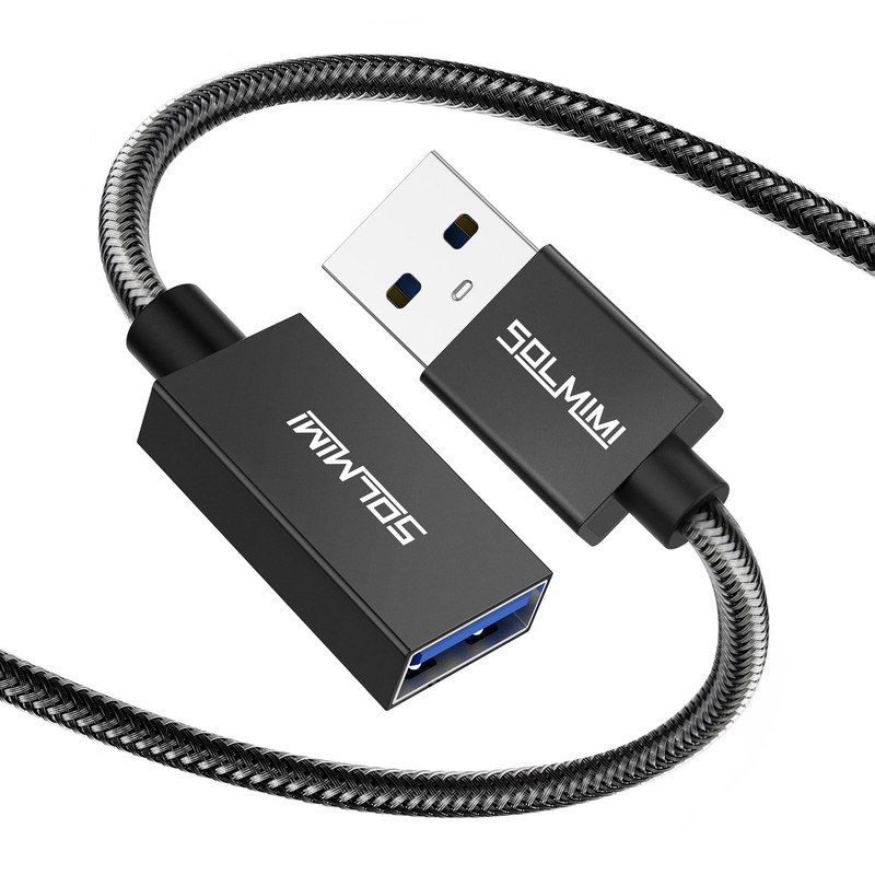 Usb Extension Cable A Male To A Female Cord Usb 3.0 Extender Compatible For Ps4