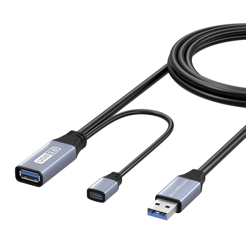 USB 3.0 Extension Cable (15FT – 2 Pack, 5 Gbps, in-Wall CL3 , Type A Male to …