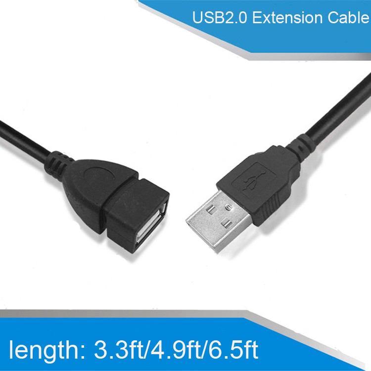 1.5M/2M/1m USB 2.0 A Male Plug To A Female Jack Extension Leads Wire Cable gallery