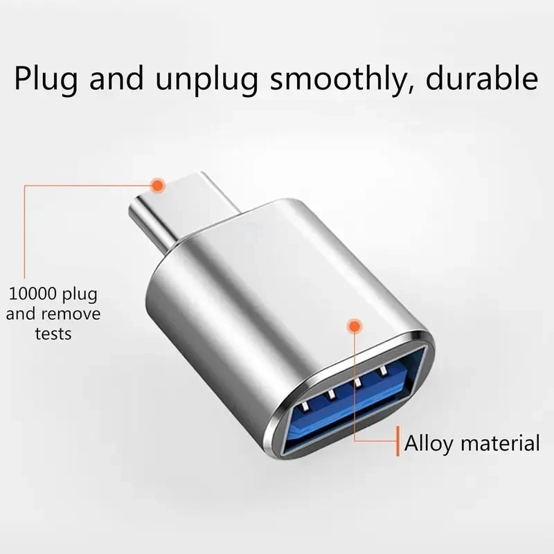 1 PC USB-C 3.1 Male to USB A Female Adapter Converter OTG Type C Android Phone gallery