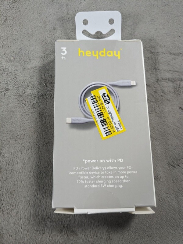 Heyday - USB-C To Lightin iPhone Charging Cable 3ft For Apple iPhone iPad
