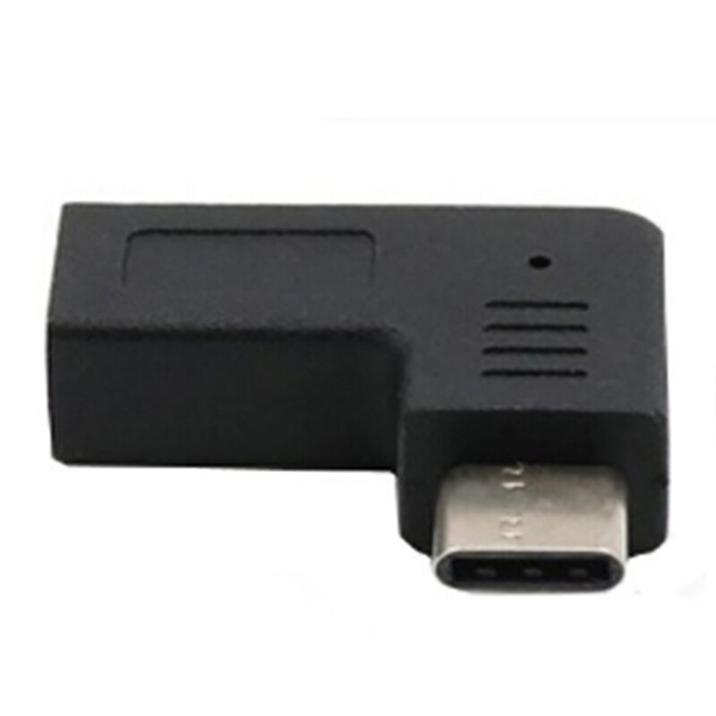 90 Degree Micro USB Input Type C Output Adapter Female to Male Converter Adaptor gallery