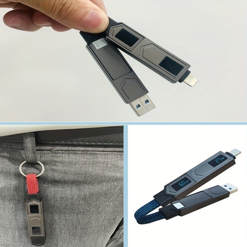 Multi-Functional Compact Sleek Robust Travel-Friendly 4-in-1 Fast Charging Cable gallery
