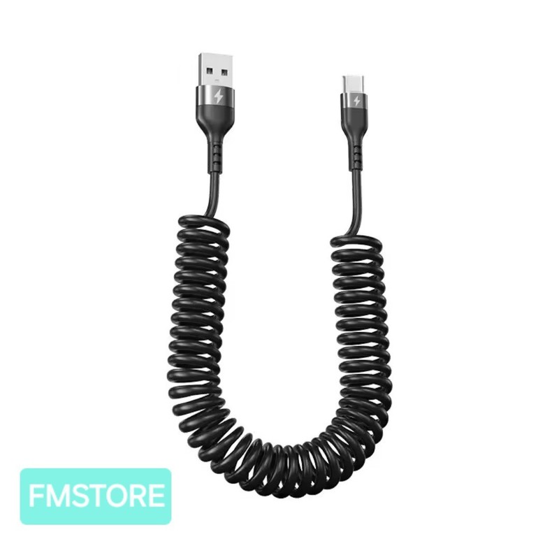USB-C 66W 5A Smartphone USB Type-C Spring Fast Charging Cable - C Cable #5 gallery