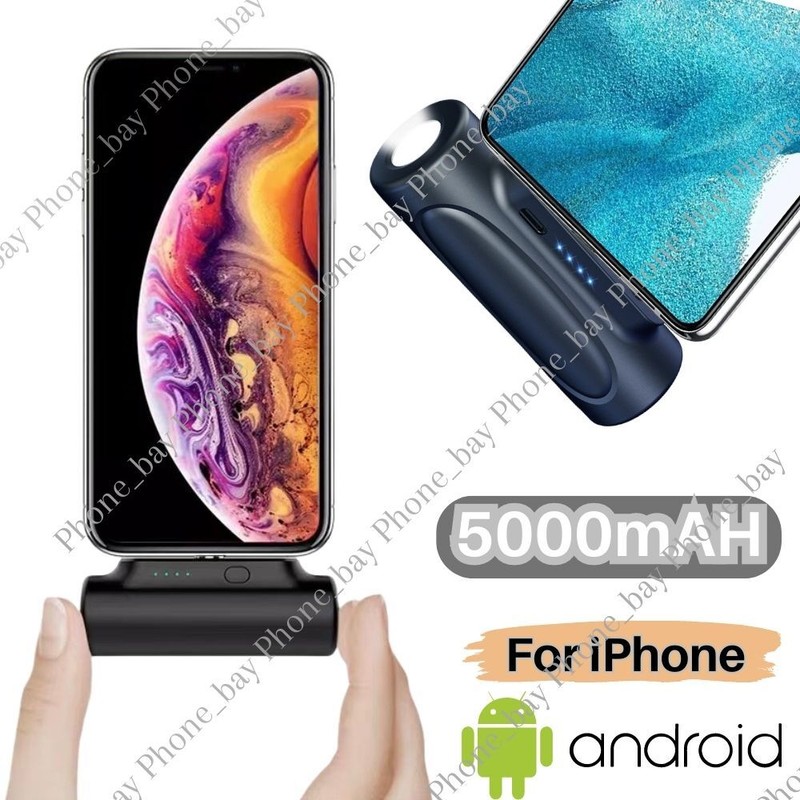 For Android Samsung iPhone 5000mAh Portable Charger Mini Power Bank Battery Pack