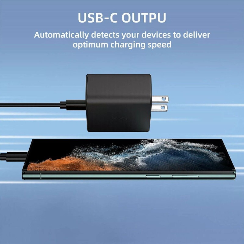 45W Type Usb-c Super Fast Wall Charger for Samsung Galaxy S21 S22 S23 S24 Ultra gallery