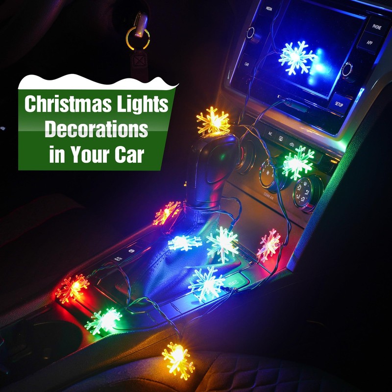 2 Pack USB Type C Christmas Light Phone Charger Cable, Multicolor 12 LED 50 I... gallery