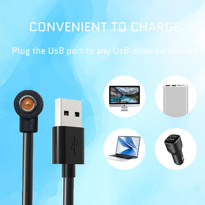 2 Pcs Magnetic Smart Ring Chargers Replacement Charger Cord for 4 mm 4 gallery
