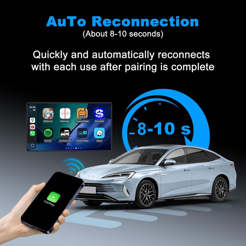 Wireless CarPlay Adapter MINI SE for iPhone, Convert OEM Wired to Wireless Ca... gallery