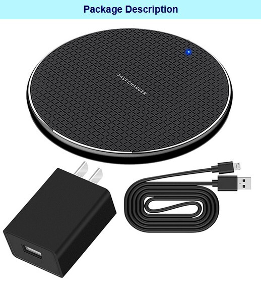 Wireless Charger Pad Adapter For Samsung Galaxy Z Flip 5G SM-F707U Smartphone US gallery