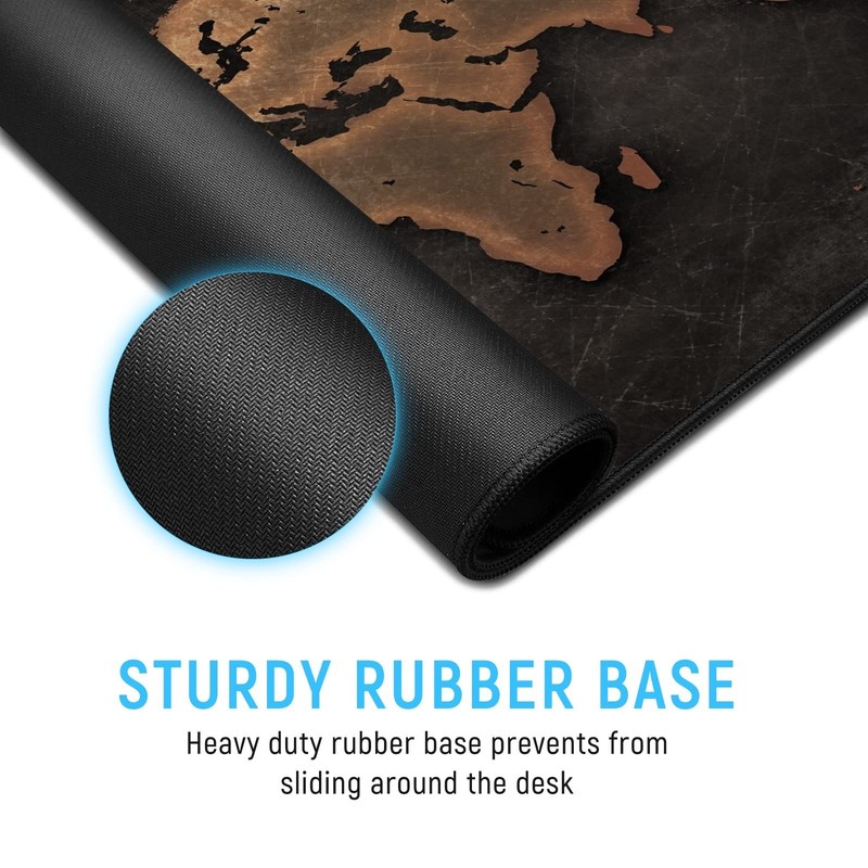 JIALONG Large Gaming Mouse Pad, XXL Desk Mousepad with Stitched Edges, Non-Sl... gallery