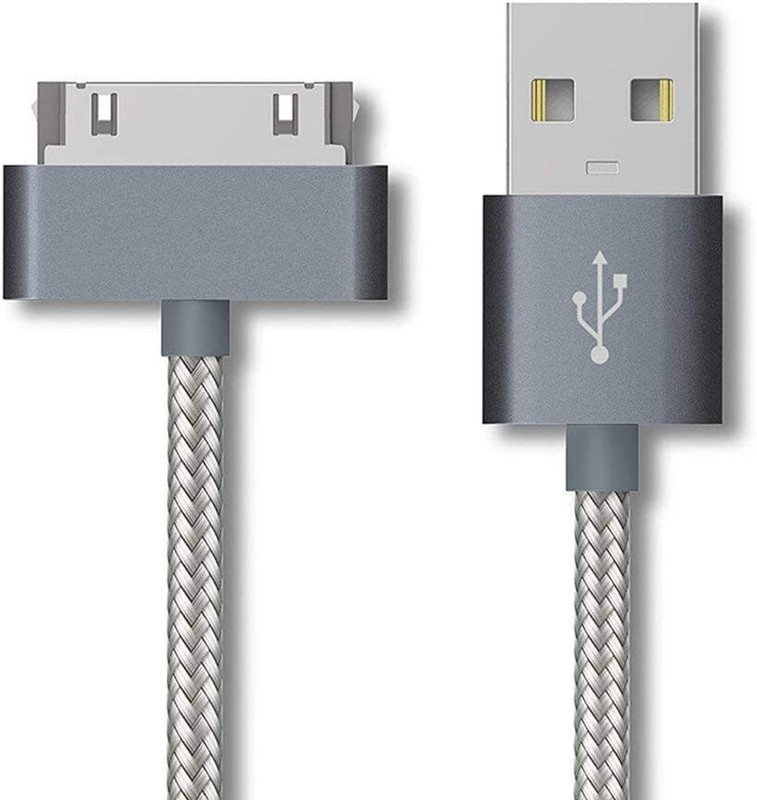 30 pin USB Charging Data/Sync Cable Cord for iPad 1/2/3 iPod Nano 1-6 (100 Pack)