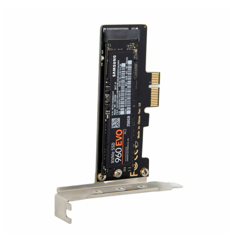 PCI-E 3.0 x1 Lane to M.2 M-Key SSD Nvme AHCI PCI Express Adapter Card PCIE SSDCx gallery