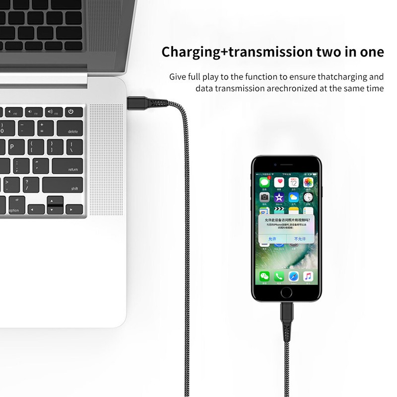 Lighting to USB-C Cable For iPhone/iPad/iPod to Charge/Sync Cord MFI Certified gallery