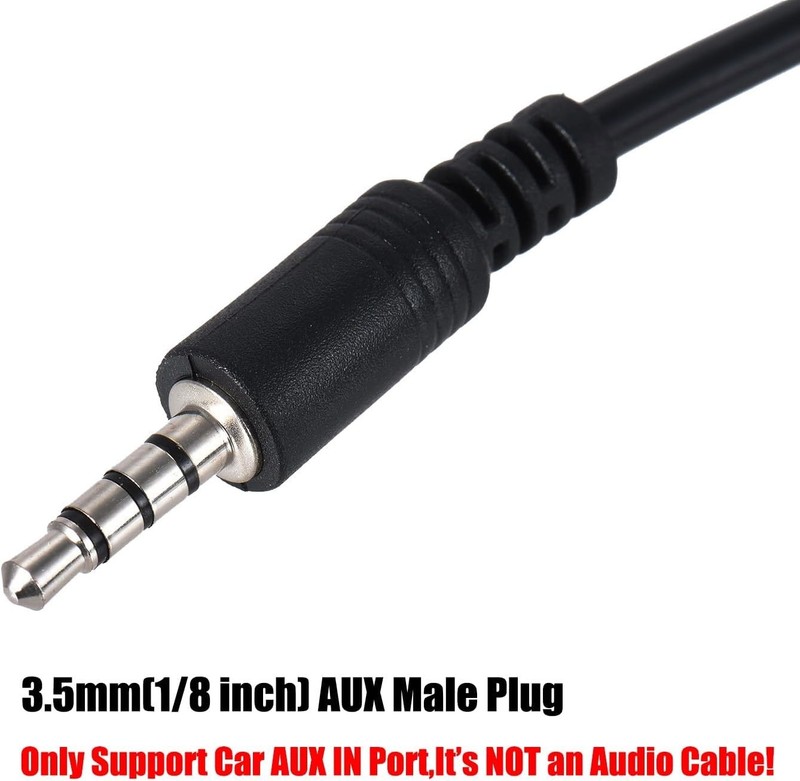 AUX to USB Adapter - Compact 3.5mm Male to USB Female Converter for Car gallery