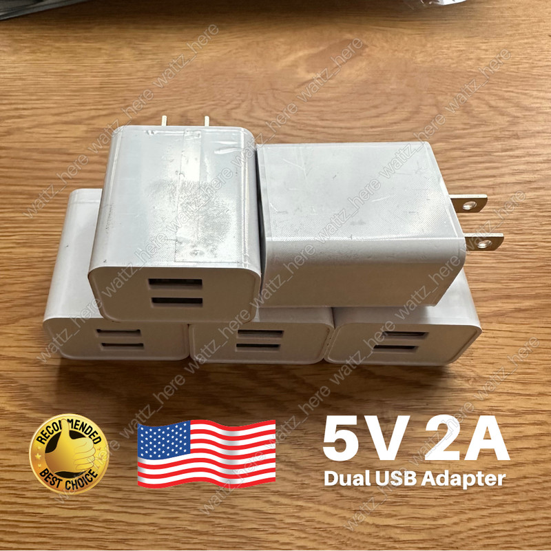 USB Fast Charger Block Dual Port Power Adapter Cube For iPhone 14 13 Android Lot