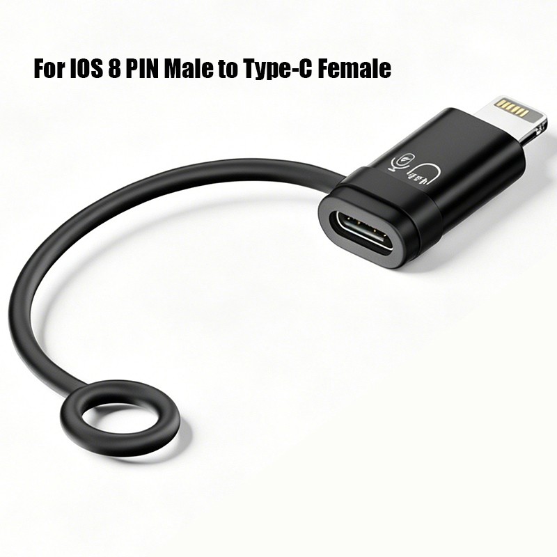 USB Type C to IOS 8 Pin OTG Adapter PD Fast Charging/Data Sync for iPhone iPad gallery