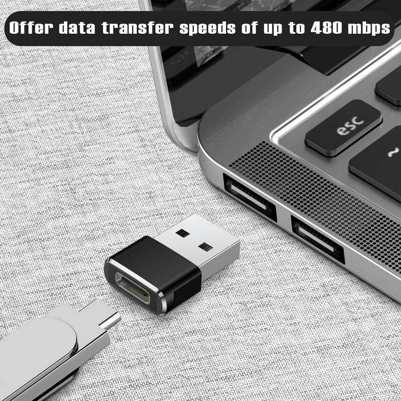 USB C 3.1 Adapter 4-Pack, Type-C Female to USB-A Male Port Converter gallery