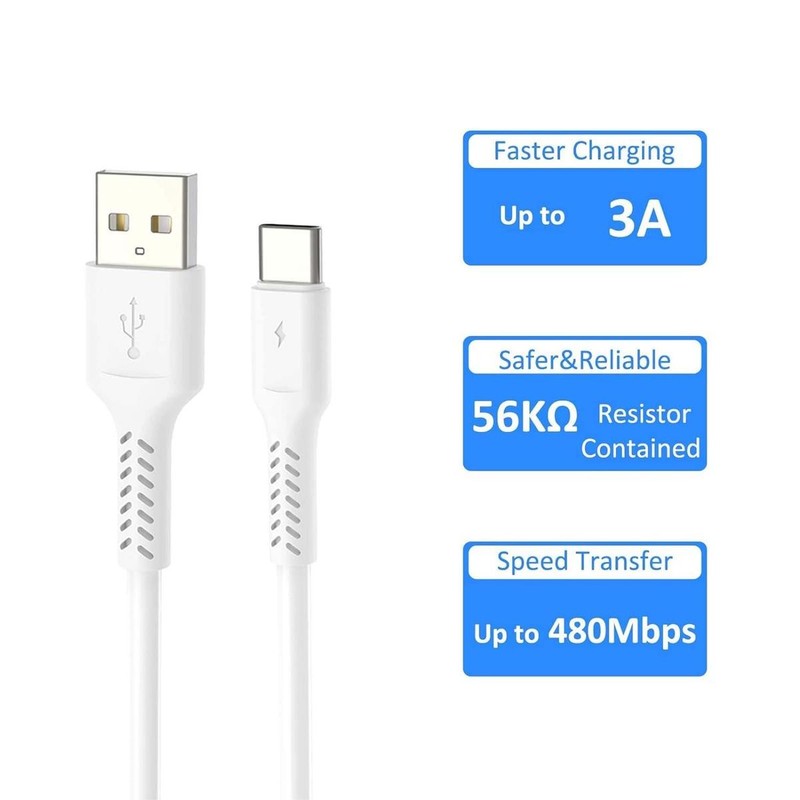 USB Cable Usb-C Type-C Charge Charging Earphones Smartphone Power Bank Phone gallery