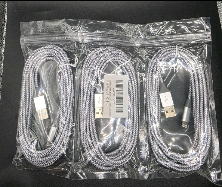 Charger 3pack 10FT USB-A to USB Cable Compatible