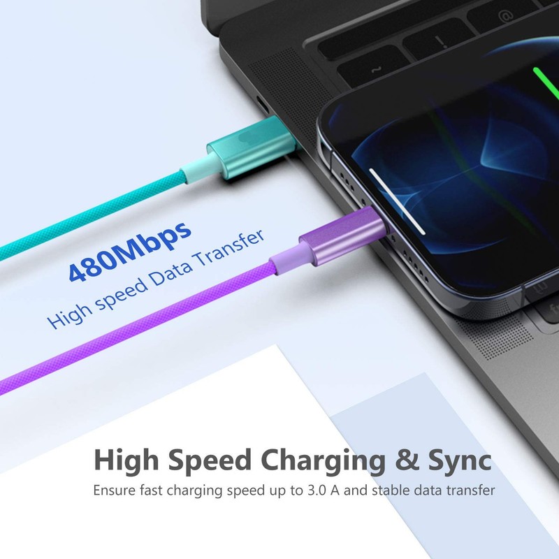 USB C to Lightning Cable, 3.3ft MFi-Certified, Fast Charging, for iPhone 14 P... gallery